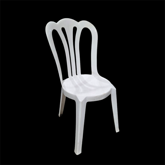 Picture of White Bistro Stacking Chair