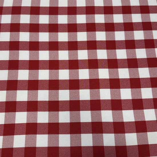 Picture of 90" Linen Red/White Gingham