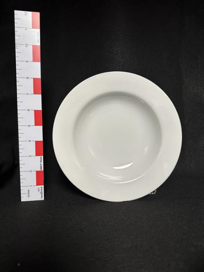 Picture of White China 9"/16oz Rim Soup Plate