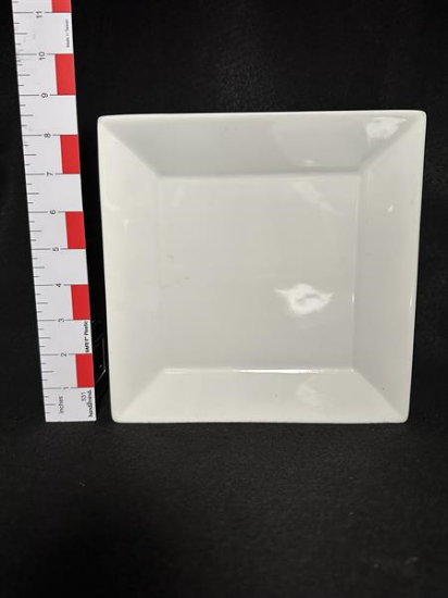 Picture of White China Square Plate 8" Salad
